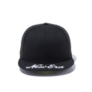 59FIFTY バイザーロゴ New Era ブラック × スノーホワイト