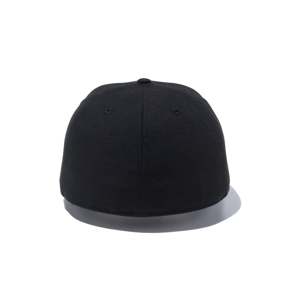 59FIFTY バイザーロゴ New Era ブラック × スノーホワイト
