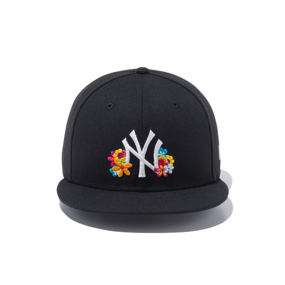 59FIFTY フラワー ニューヨーク・ヤンキース ブラック × マルチカラー