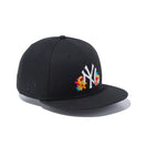 59FIFTY フラワー ニューヨーク・ヤンキース ブラック × マルチカラー