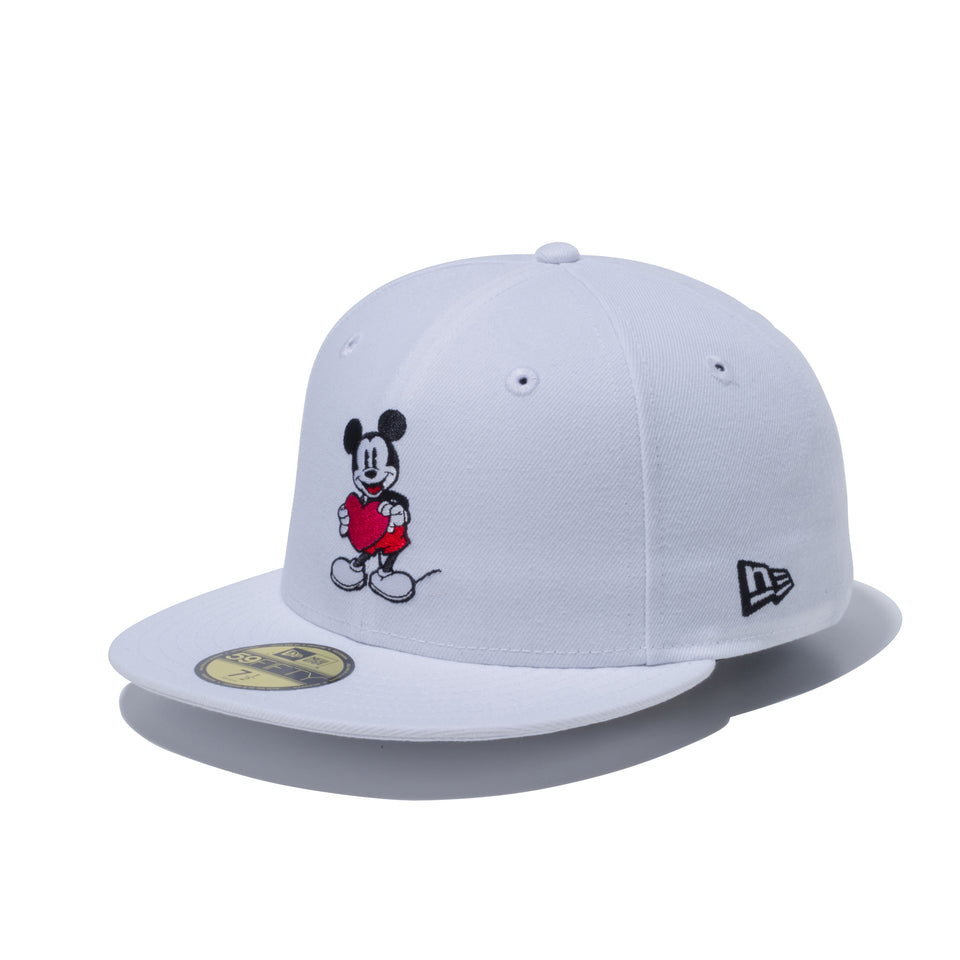 59FIFTY ディズニー バレンタイン ミッキーマウス ハート オプティックホワイト