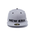 59FIFTY ビッグロゴ NEW ERA グレー × ブラック