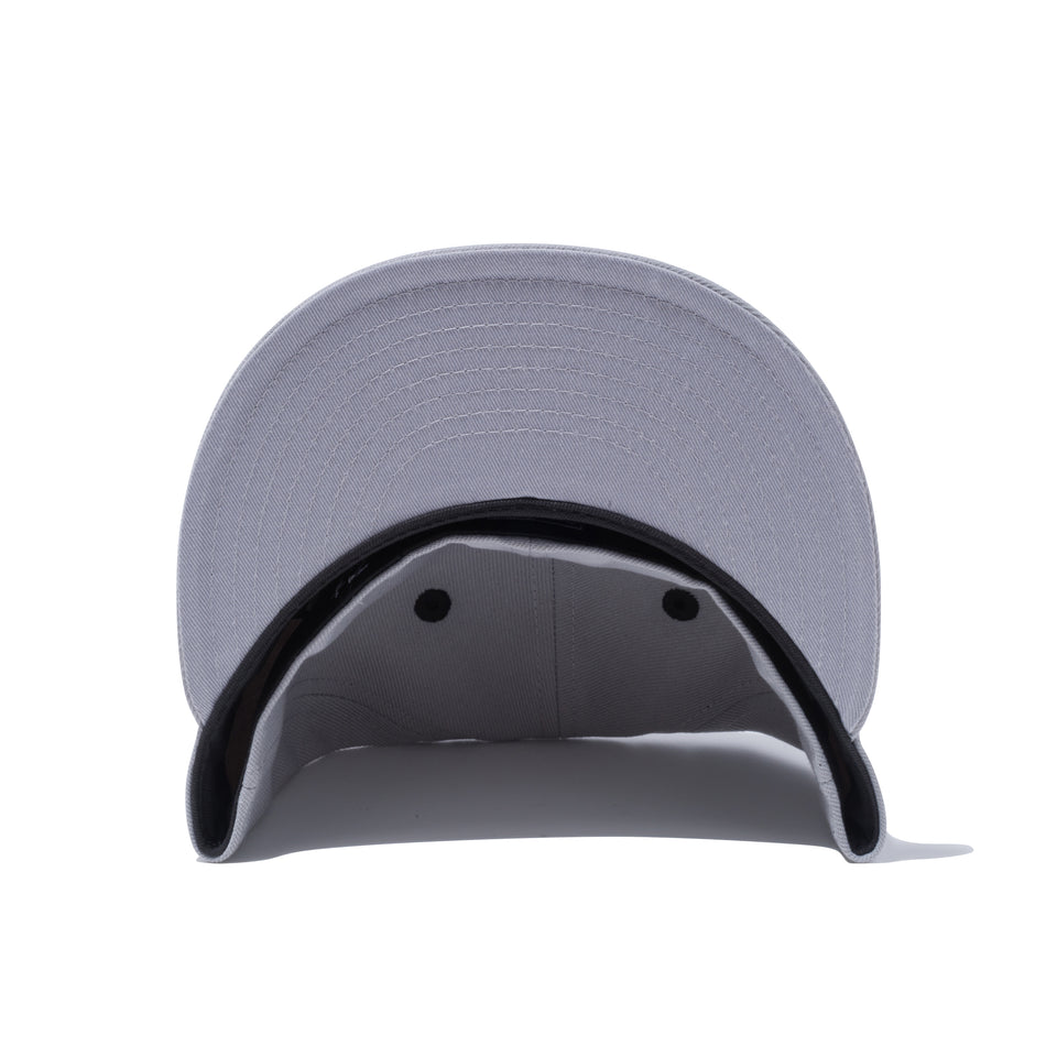 59FIFTY ビッグロゴ NEW ERA グレー × ブラック