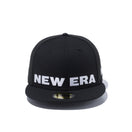 59FIFTY ビッグロゴ NEW ERA ブラック × スノーホワイト