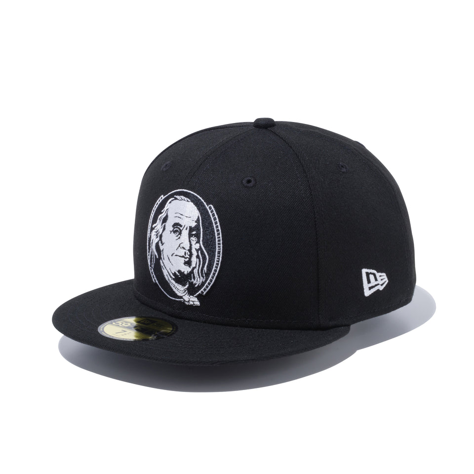 59FIFTY ベンジャミン ・フランクリン ブラック × ホワイト