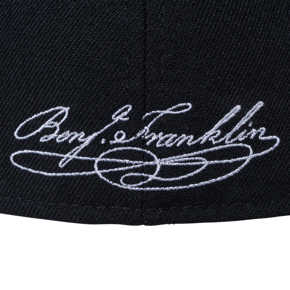 59FIFTY ベンジャミン ・フランクリン ブラック × ホワイト