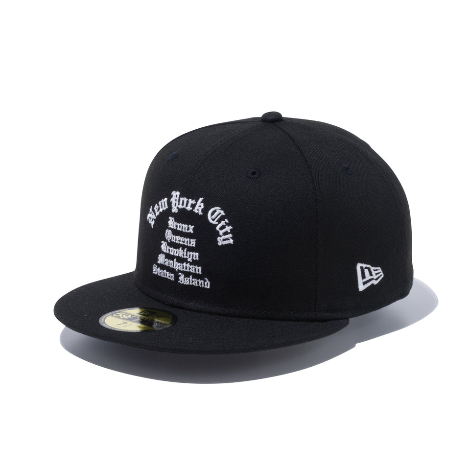 59FIFTY 5BOROUGHTS ブラック - 12711521-700| NEW ERA ニューエラ公式オンラインストア