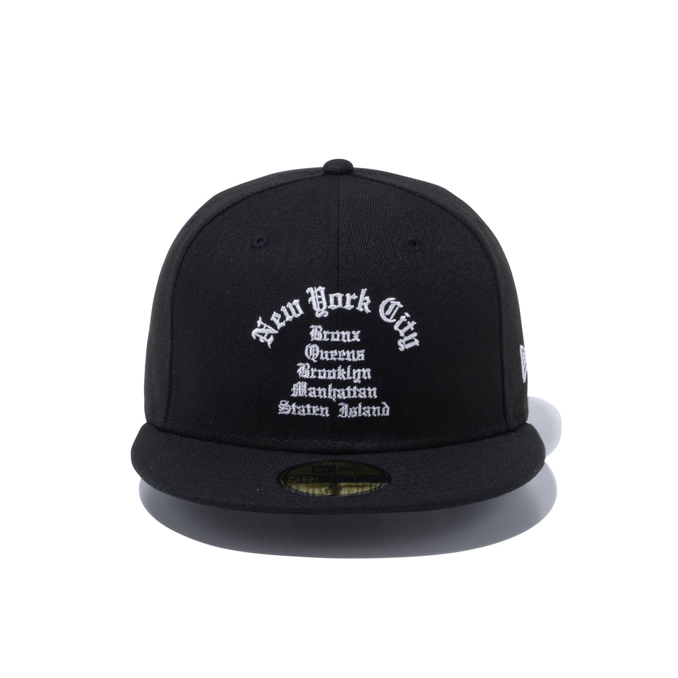 59FIFTY 5BOROUGHTS ブラック - 12711521-700| NEW ERA ニューエラ公式オンラインストア