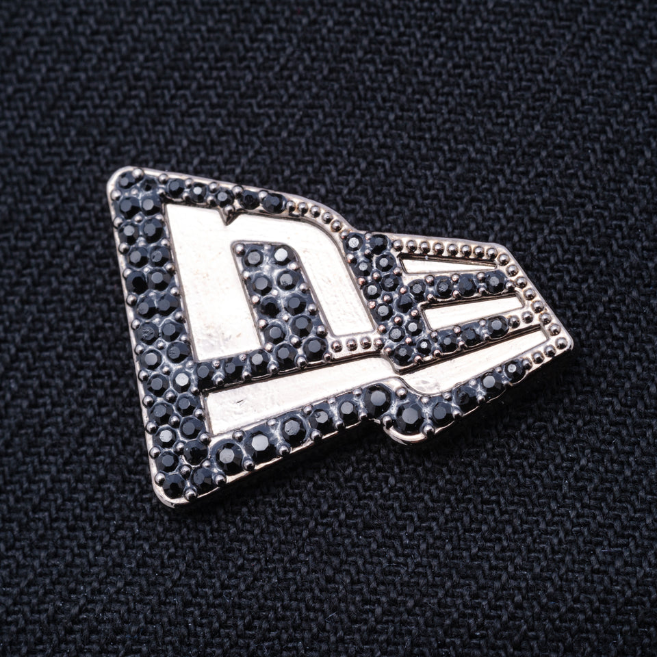 9FIFTY クリスタル メタルバッジ フラッグ ブラック