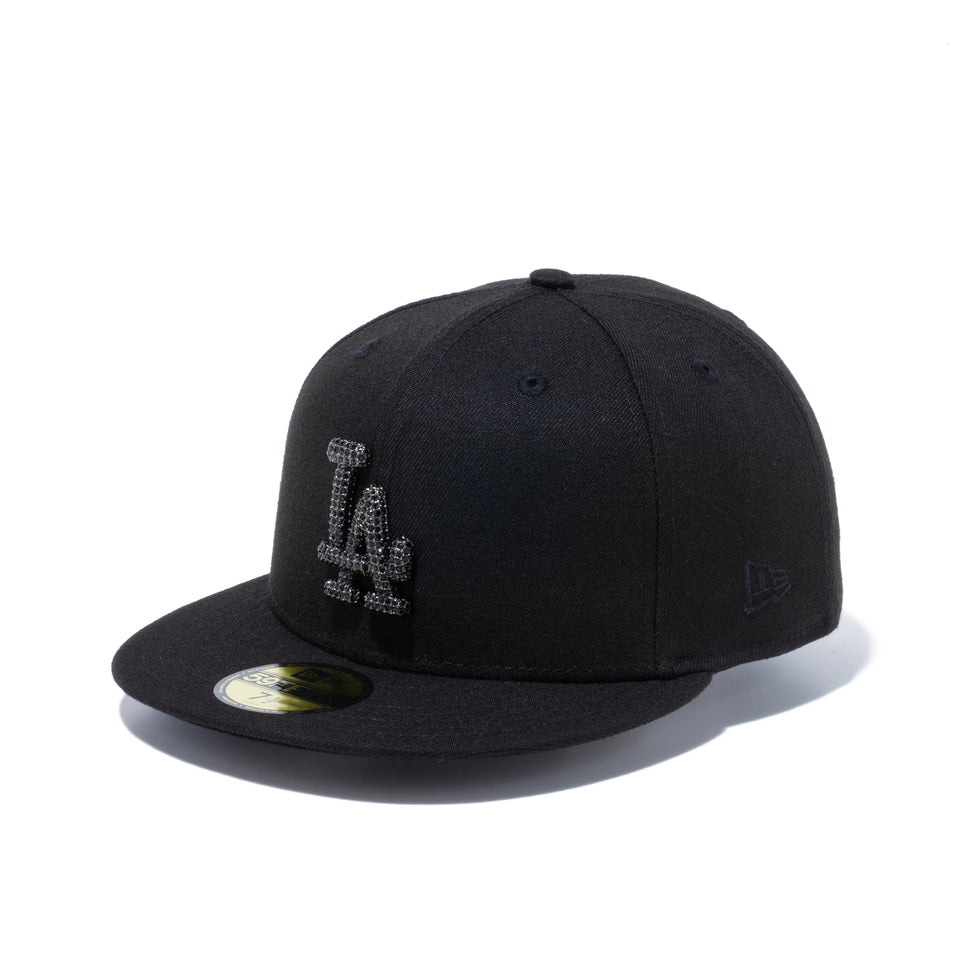 59FIFTY クリスタル メタルバッジ ロサンゼルス・ドジャース ブラック