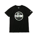 Youth 半袖 Tシャツ コットン ボタニカル ブラック × ホワイトボタニカルプリント