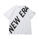 半袖 コットン Tシャツ ズームアップニューエラ ホワイト × ブラック レギュラーフィット