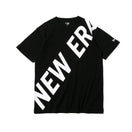 半袖 コットン Tシャツ ズームアップニューエラ ブラック × ホワイト レギュラーフィット