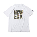 半袖 パフォーマンス Tシャツ ボタニカル スクエアニューエラロゴ ホワイト