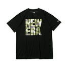 半袖 パフォーマンス Tシャツ ボタニカル スクエアニューエラロゴ ブラック
