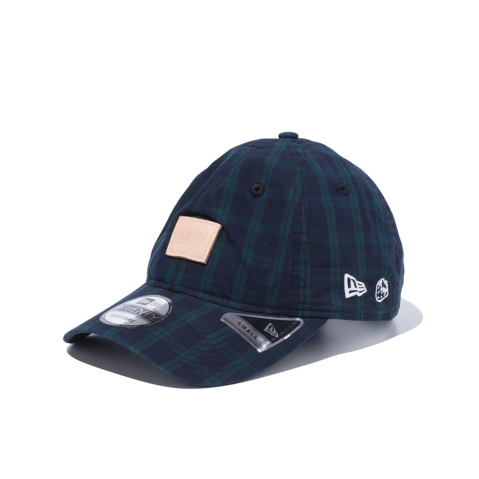 9TWENTY AI TAKAHASHI 高橋愛 イージースナップ NEW ERA レザーパッチ ブラックウォッチ