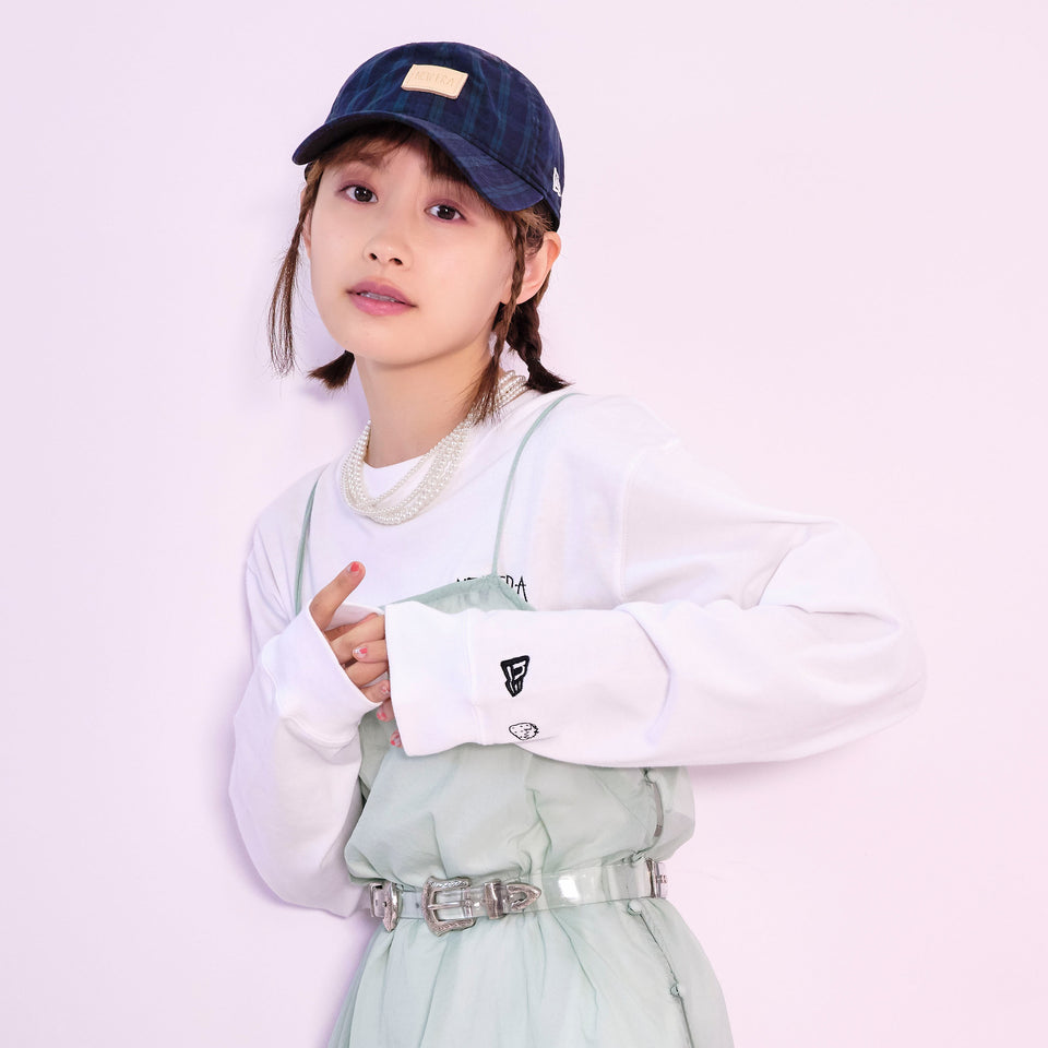 9TWENTY AI TAKAHASHI 高橋愛 イージースナップ NEW ERA レザーパッチ ブラックウォッチ