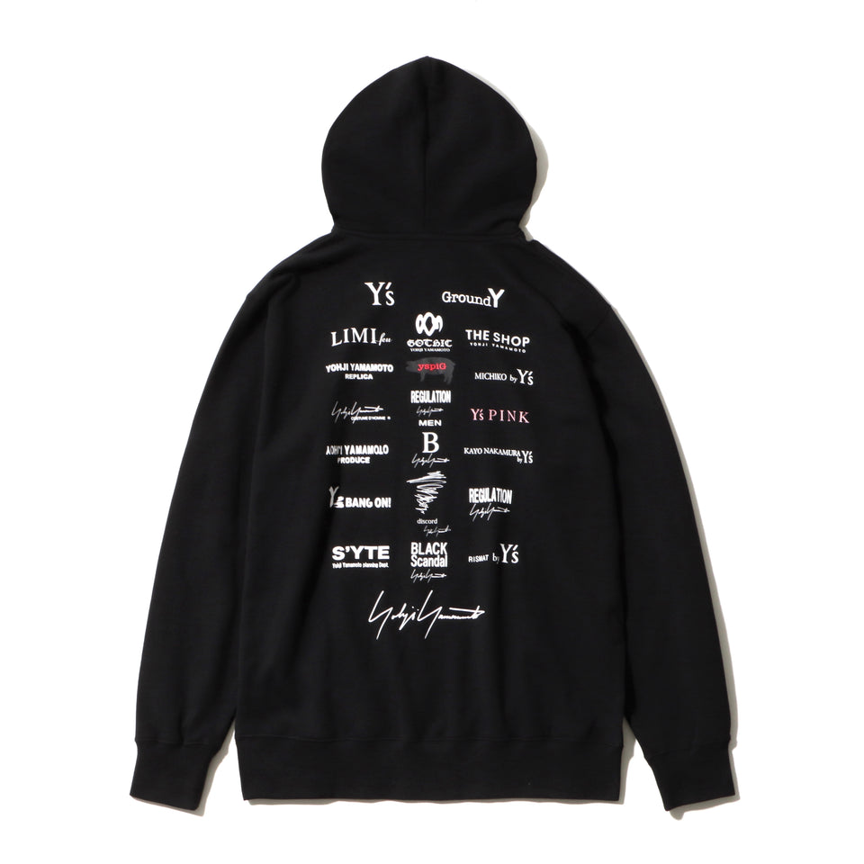 スウェット プルオーバーフーディー SS21 Yohji Yamamoto Inc. ブラック