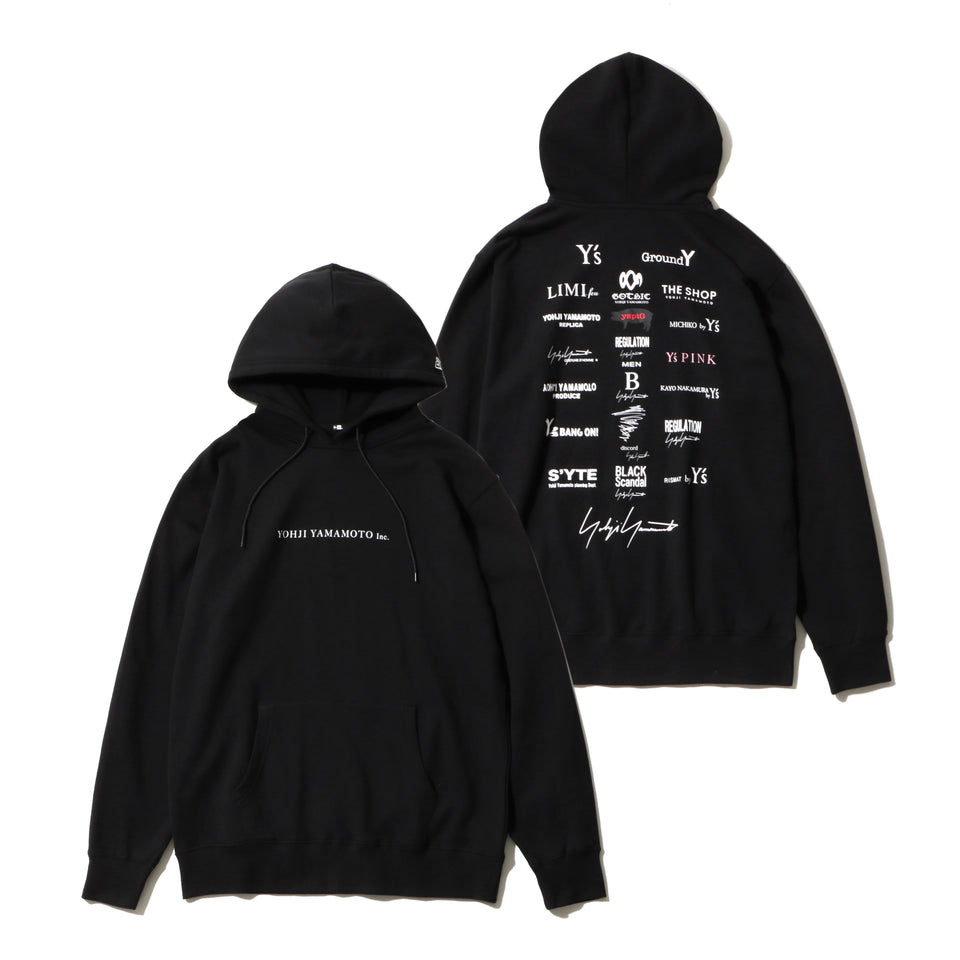 スウェット プルオーバーフーディー SS21 Yohji Yamamoto Inc. ブラック