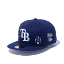59FIFTY MULTI LOGO タンパベイ・レイズ グレーアンダーバイザー