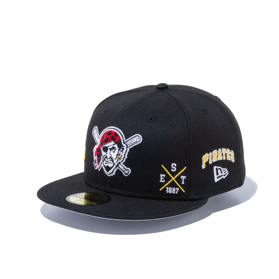 59FIFTY MULTI LOGO ピッツバーグ・パイレーツ グレーアンダーバイザー