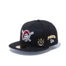 59FIFTY MULTI LOGO ピッツバーグ・パイレーツ グレーアンダーバイザー
