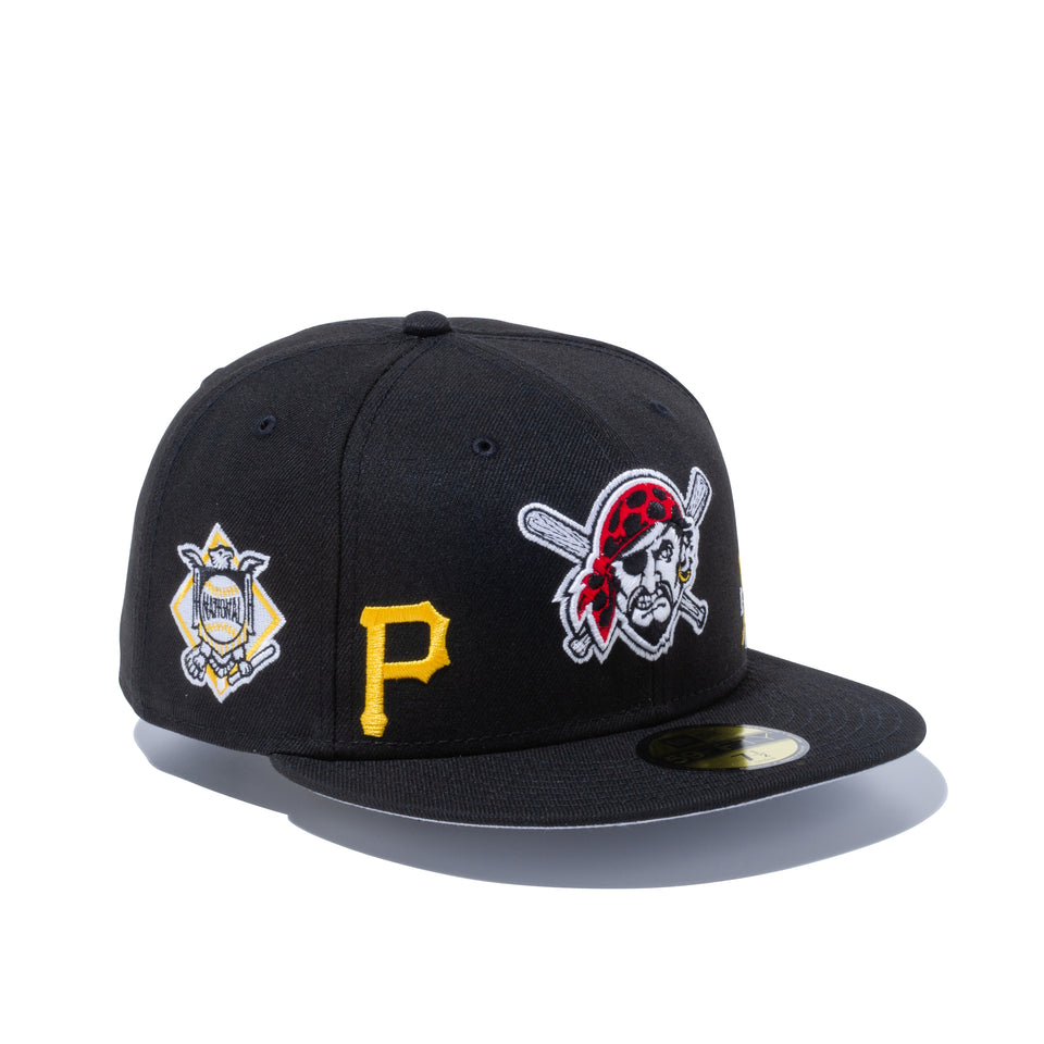 59FIFTY MULTI LOGO ピッツバーグ・パイレーツ グレーアンダーバイザー