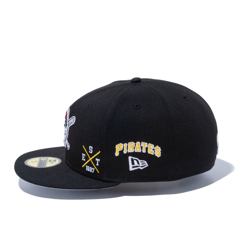 59FIFTY MULTI LOGO ピッツバーグ・パイレーツ グレーアンダーバイザー