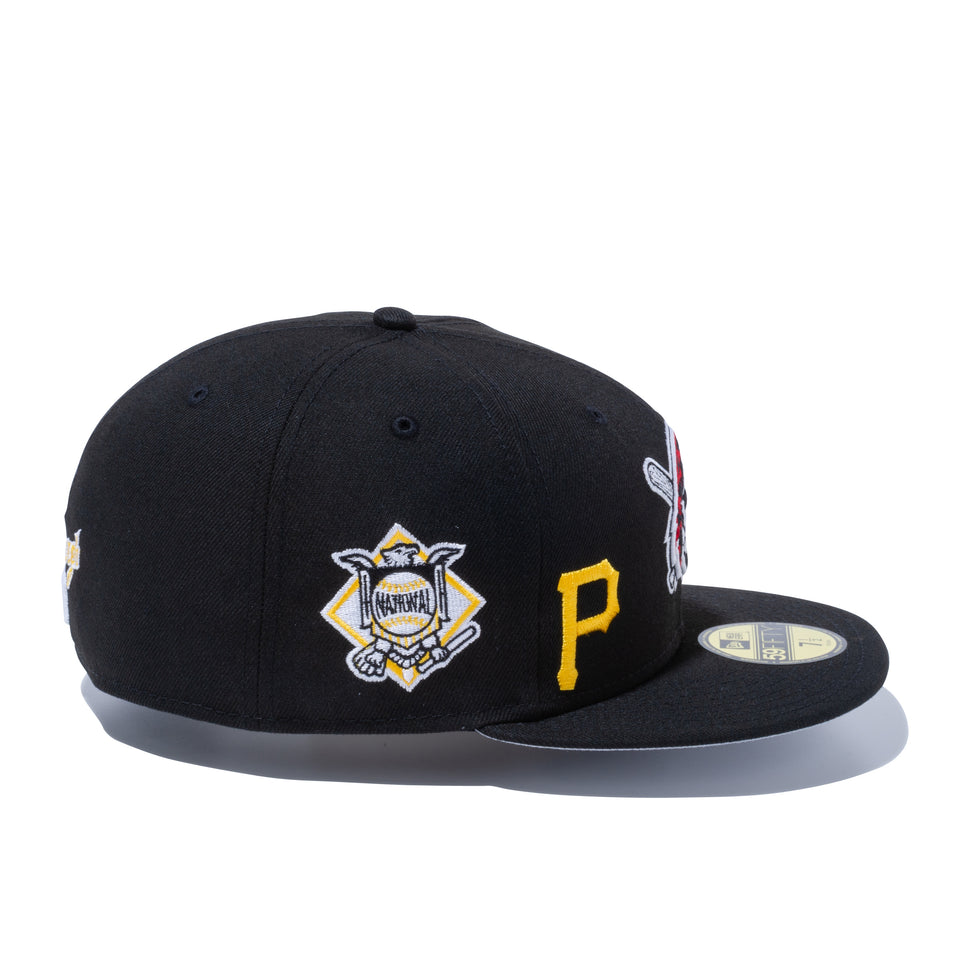 59FIFTY MULTI LOGO ピッツバーグ・パイレーツ グレーアンダーバイザー