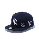 59FIFTY MULTI LOGO ニューヨーク・ヤンキース グレーアンダーバイザー