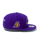 59FIFTY MULTI LOGO ロサンゼルス・レイカーズ グレーアンダーバイザー