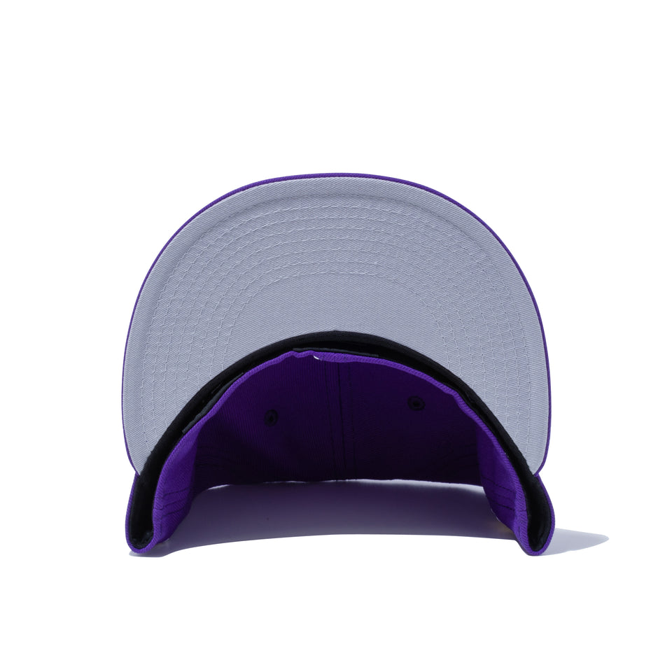 59FIFTY MULTI LOGO ロサンゼルス・レイカーズ グレーアンダーバイザー