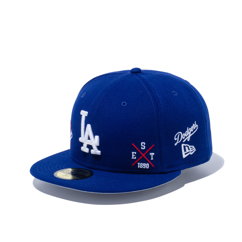 59FIFTY MULTI LOGO ロサンゼルス・ドジャース グレーアンダーバイザー