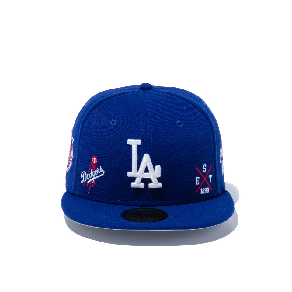 59FIFTY MULTI LOGO ロサンゼルス・ドジャース グレーアンダーバイザー