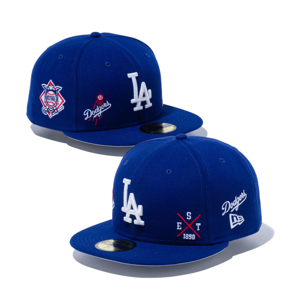 59FIFTY MULTI LOGO ロサンゼルス・ドジャース グレーアンダーバイザー
