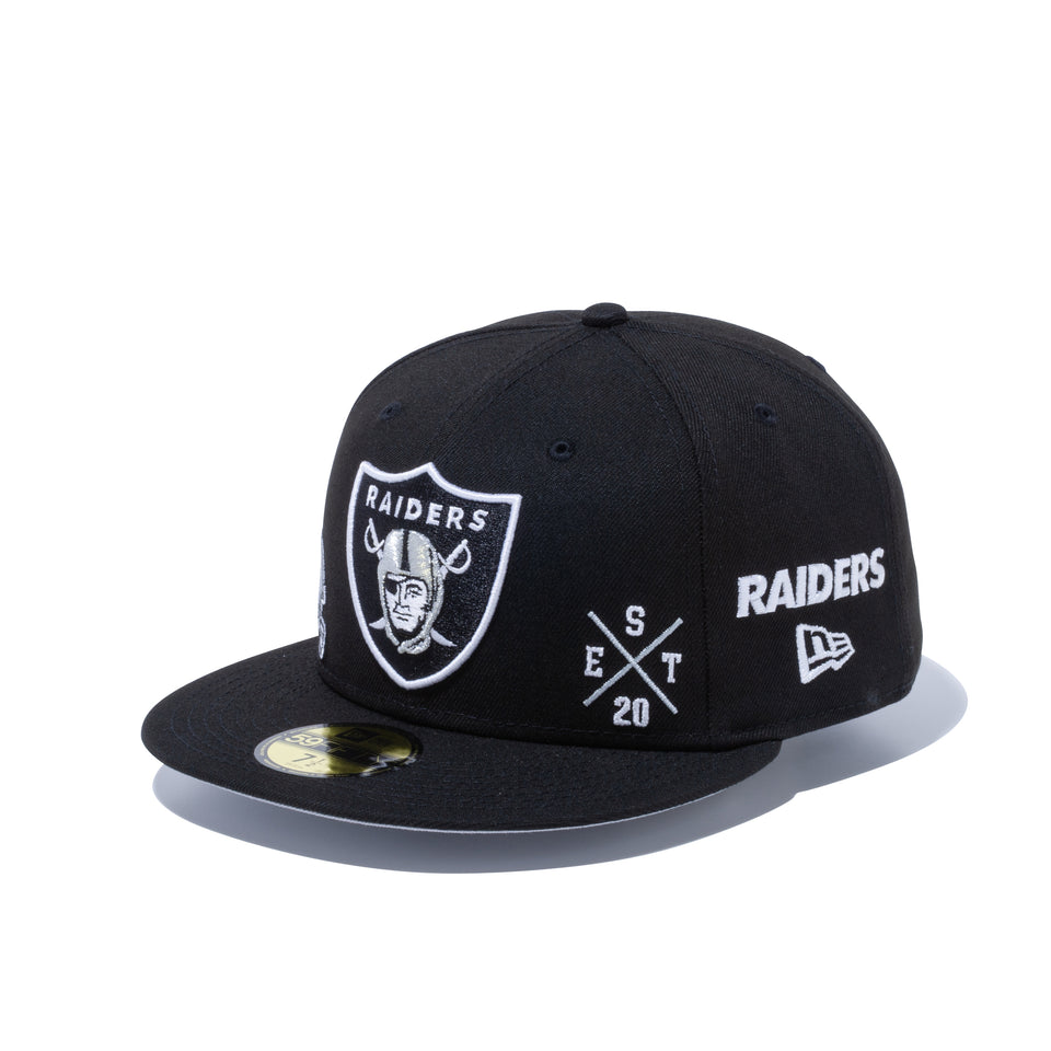 59FIFTY MULTI LOGO ラスベガス・レイダース グレーアンダーバイザー