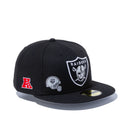 59FIFTY MULTI LOGO ラスベガス・レイダース グレーアンダーバイザー