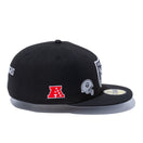 59FIFTY MULTI LOGO ラスベガス・レイダース グレーアンダーバイザー