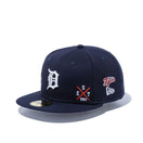 59FIFTY MULTI LOGO デトロイト・タイガース グレーアンダーバイザー