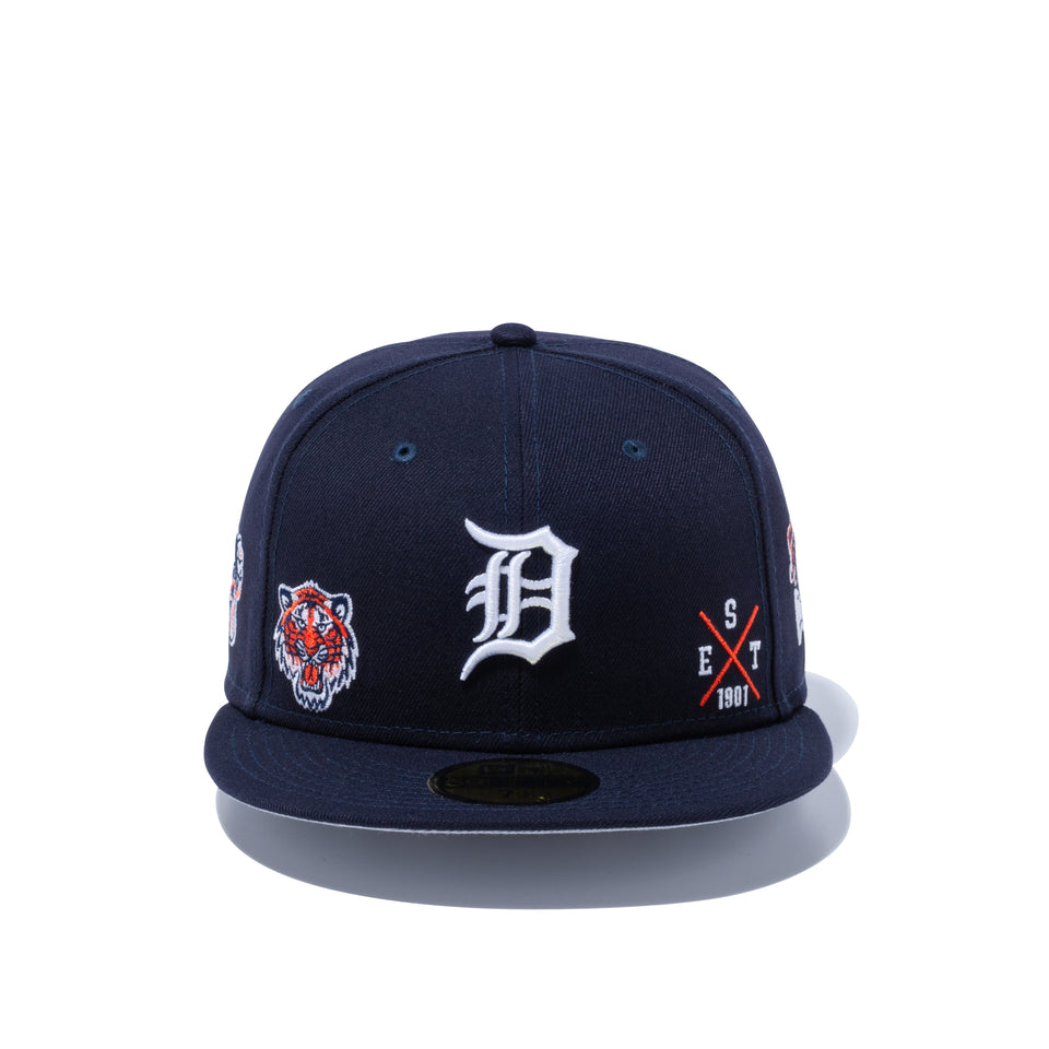 59FIFTY MULTI LOGO デトロイト・タイガース グレーアンダーバイザー