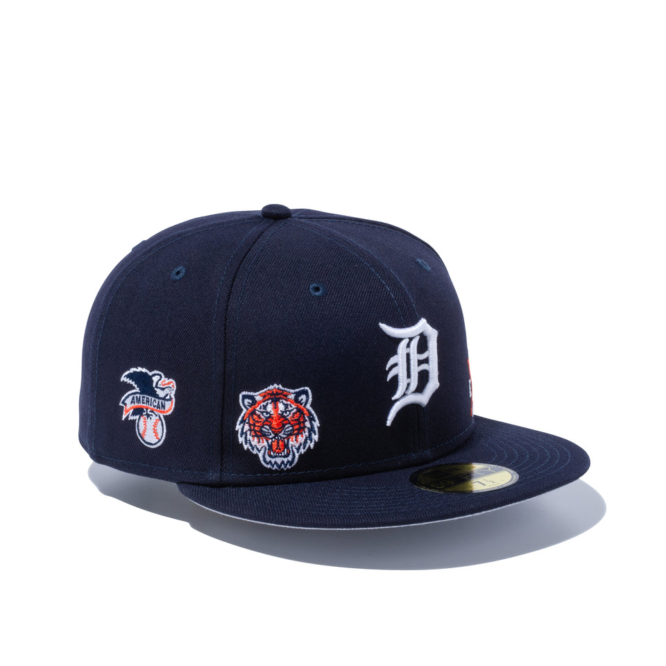 59FIFTY MULTI LOGO デトロイト・タイガース グレーアンダーバイザー