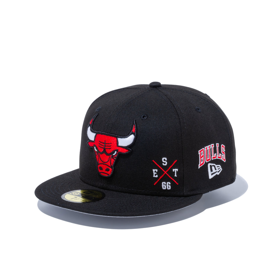 59FIFTY MULTI LOGO シカゴ・ブルズ グレーアンダーバイザー