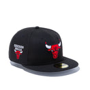 59FIFTY MULTI LOGO シカゴ・ブルズ グレーアンダーバイザー