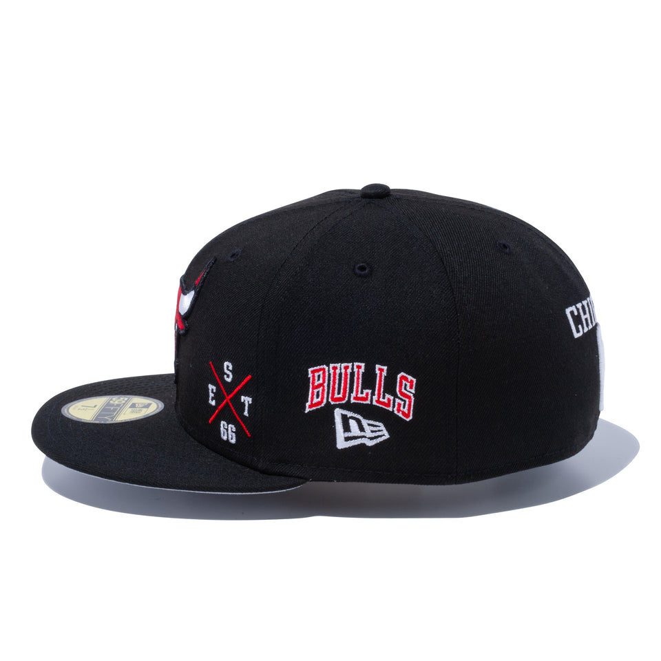 59FIFTY MULTI LOGO シカゴ・ブルズ グレーアンダーバイザー
