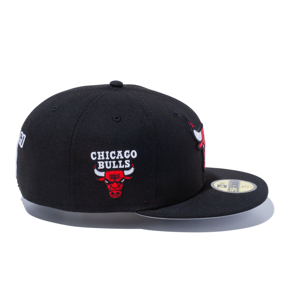 59FIFTY MULTI LOGO シカゴ・ブルズ グレーアンダーバイザー