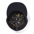 59FIFTY NEW ERA 100周年 マルチロゴ フロント ブラック × メタリックゴールド