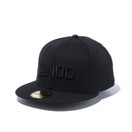 59FIFTY NEW ERA 100周年 マルチロゴ フロント ブラック × ブラック
