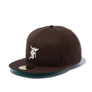 【ストア限定】59FIFTY FEAR OF GOD ESSENTIALS Fロゴ ウォルナット グリーンアンダーバイザー