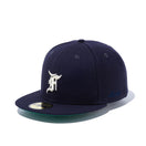 【ストア限定】59FIFTY FEAR OF GOD ESSENTIALS Fロゴ ネイビー グリーンアンダーバイザー