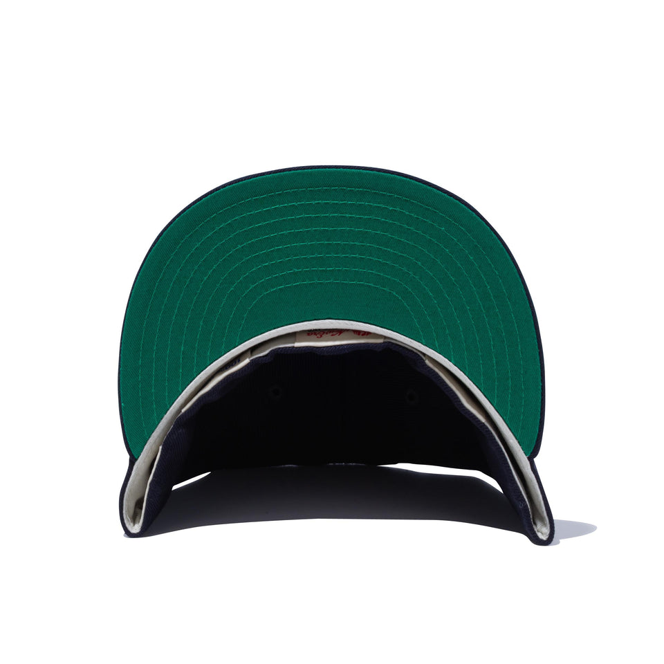 【ストア限定】59FIFTY FEAR OF GOD ESSENTIALS Fロゴ ネイビー グリーンアンダーバイザー